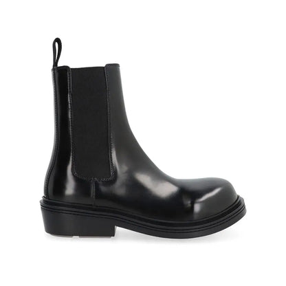 Bottega Veneta Black Calfskin Chelsea Boots