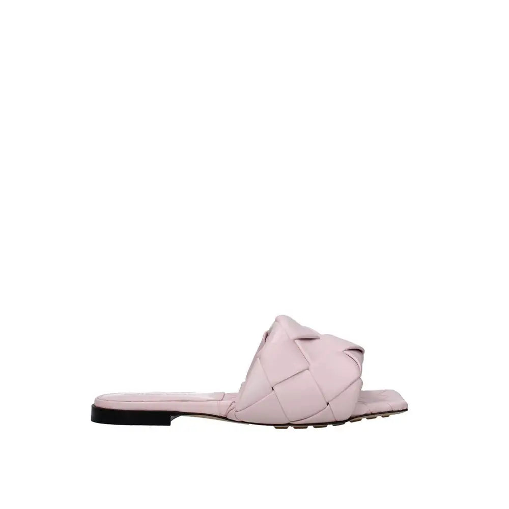 Bottega Veneta Multicolor Calfskin Flat Sandals - Sandaler