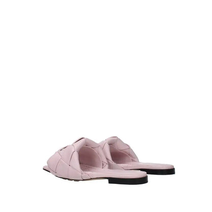 Bottega Veneta Multicolor Calfskin Flat Sandals - Sandaler
