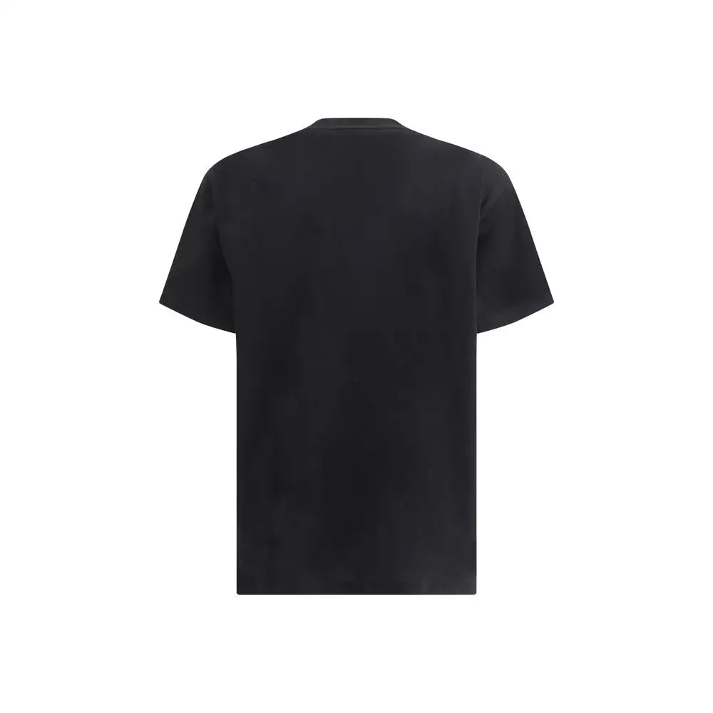 Sort Burberry Archive Check lomme t-shirt i sort kortærmet crew neck design