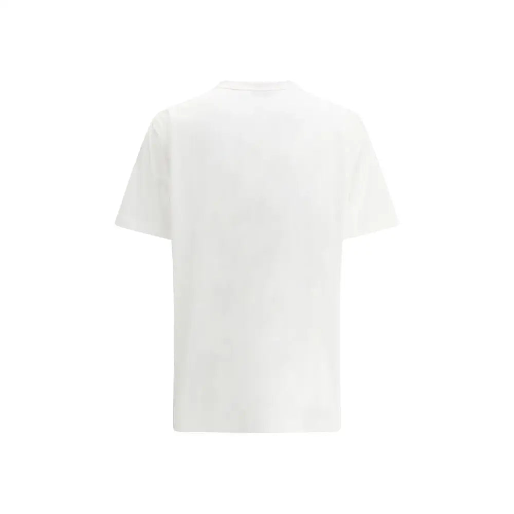 Hvid Burberry Archive Check lomme t-shirt med rund hals
