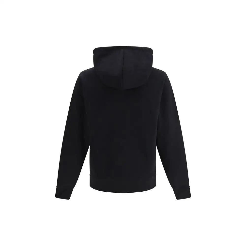 Burberry black cotton sweatshirt i minimalistisk design