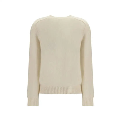Burberry cremede cashmere sweater, 100% originale brands fra outlet mærkevarer