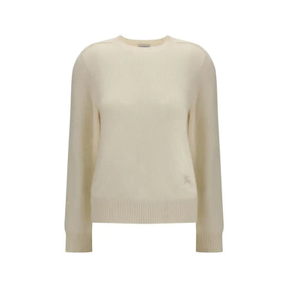 Burberry cremede cashmere sweater, 100% originale mærkevarer fra outlet