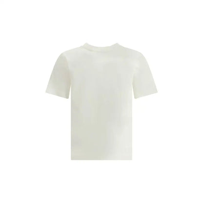 Minimalist off-white Burberry bomuldst-shirt, 100% originale brands, spar 30-70%