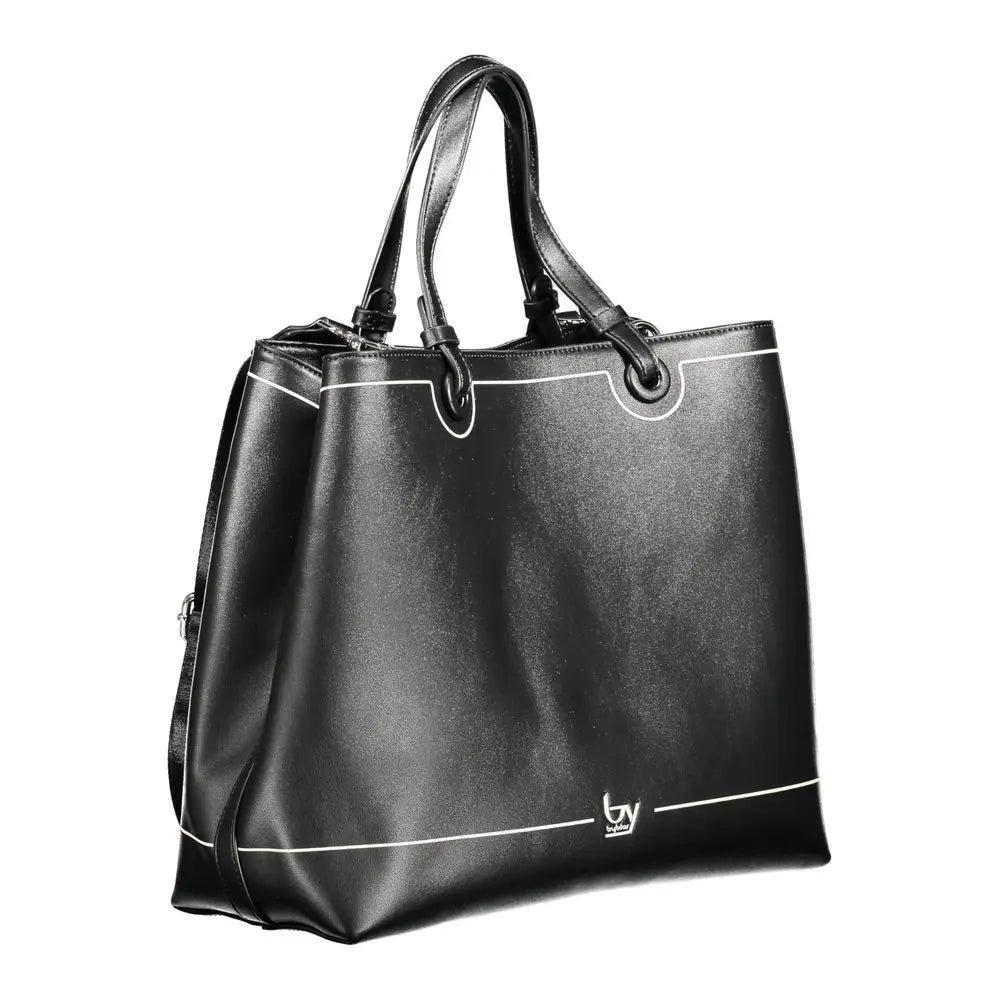 BYBLOS Black Polyethylene Handbag - Håndtasker
