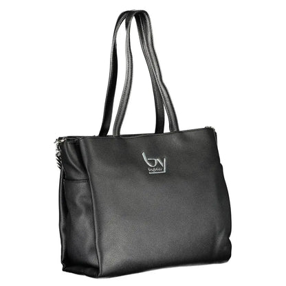 BYBLOS Black Polyethylene Handbag - Håndtasker