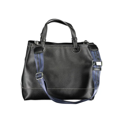BYBLOS Black Polyethylene Handbag - Håndtasker