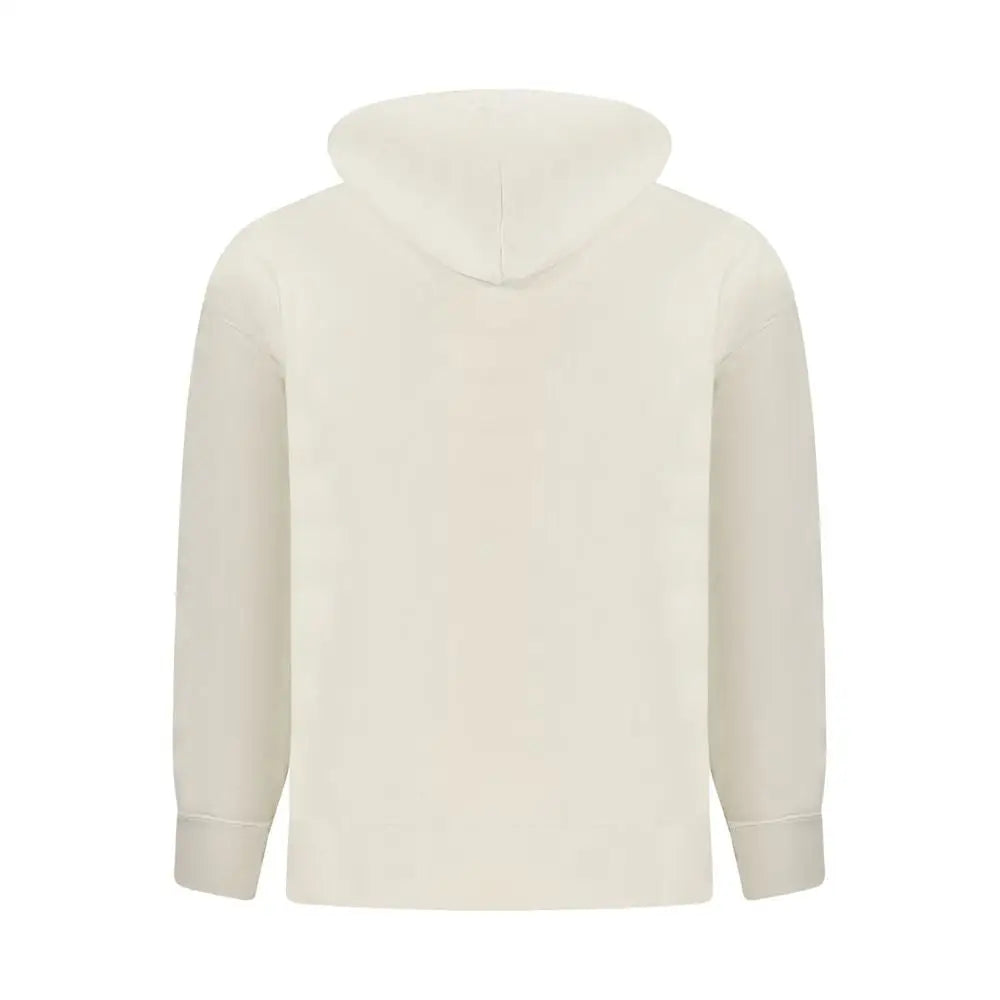 Calvin Klein beige bomuld herrehoodie i outlet mærkevarer