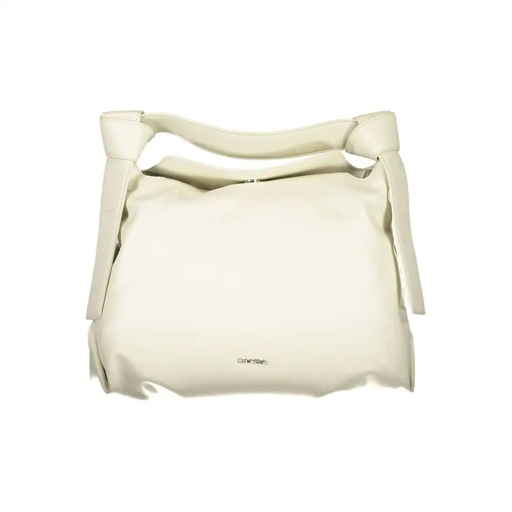 Calvin Klein Beige Polyester Handbag - Håndtasker
