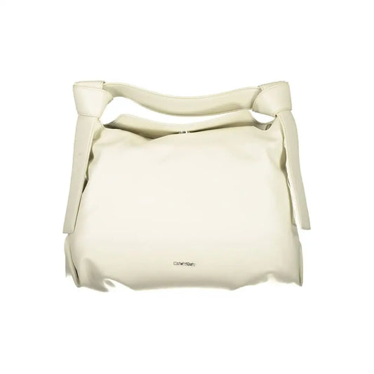 Calvin Klein Beige Polyester Handbag - Håndtasker