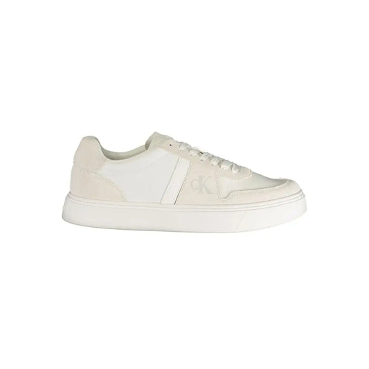 Calvin Klein Bianco Polyester Mens Sneaker - Sneakers