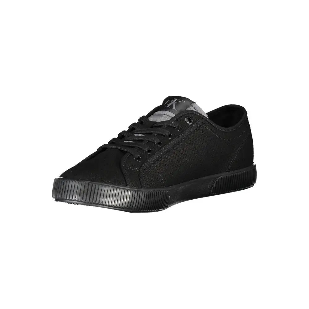 Calvin Klein Black Cotton Men Sneakers - Sneakers