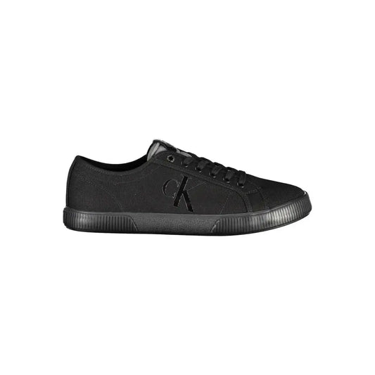 Calvin Klein Black Cotton Men Sneakers - Sneakers