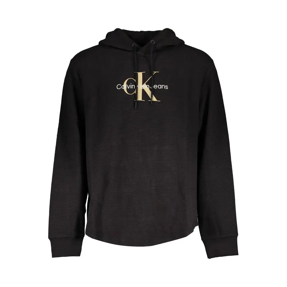 Calvin Klein Black Cotton Men Sweater - Sweaters
