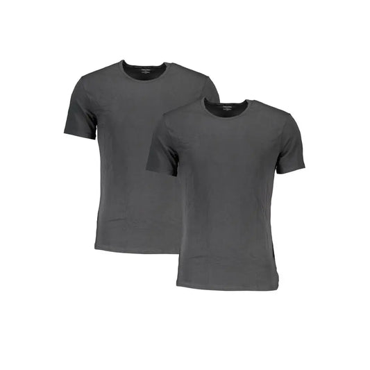 Calvin Klein black cotton mænds underbukser med mørkegrå T-shirts