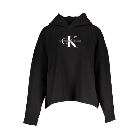 Calvin Klein Black Cotton Women Sweater - Sweaters