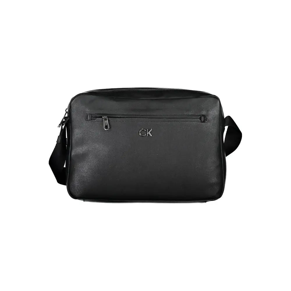 Calvin Klein Black Polyester Handbag - Håndtasker
