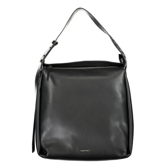 Calvin Klein Black Polyester Handbag - Håndtasker