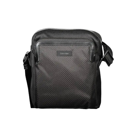 Calvin Klein Black Polyester Men Shoulder Bag - Skuldertasker