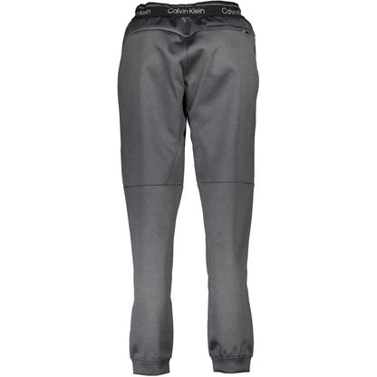 Calvin Klein Black Polyester Pant - Bukser