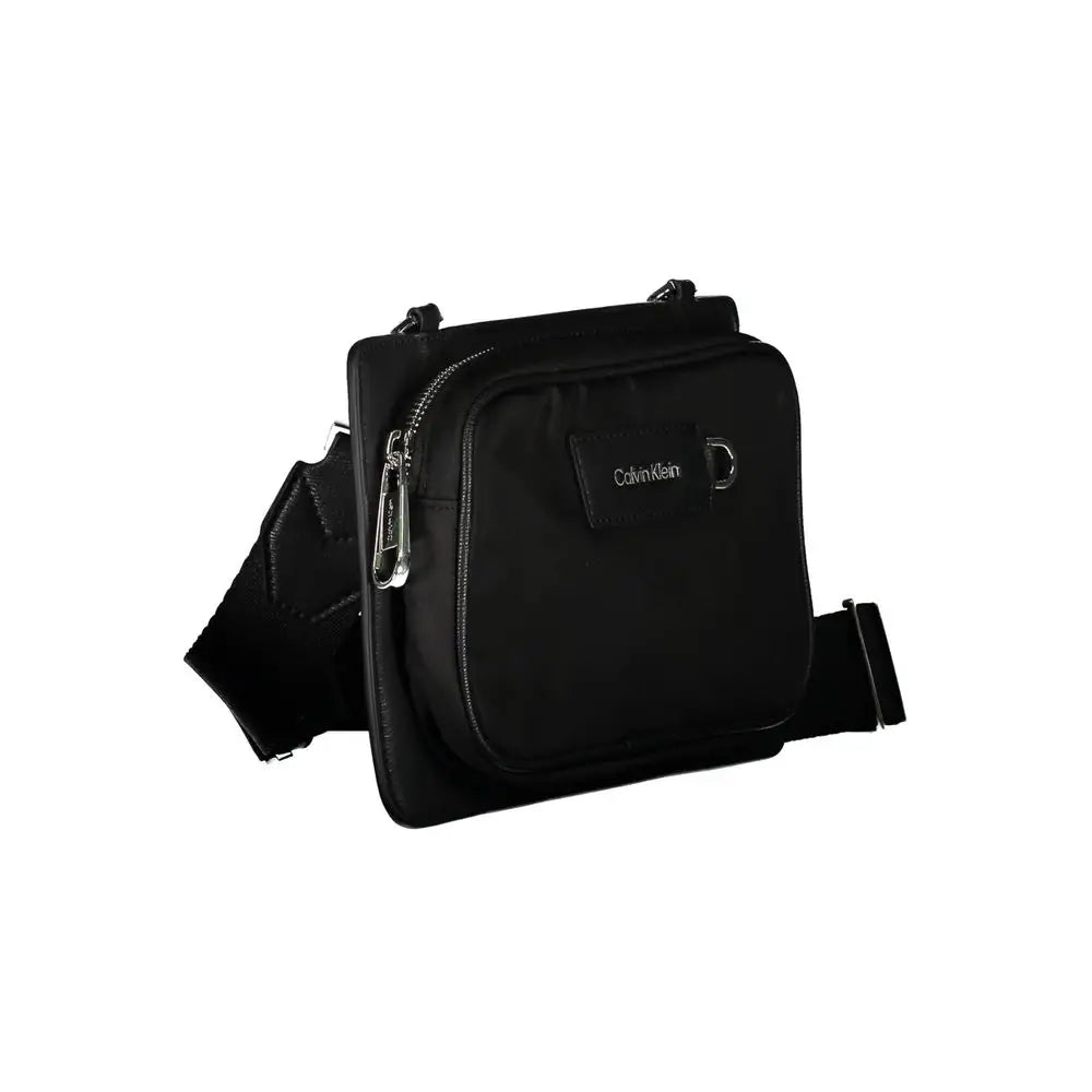 Calvin Klein Black Polyester Shoulder Bag - Skuldertasker