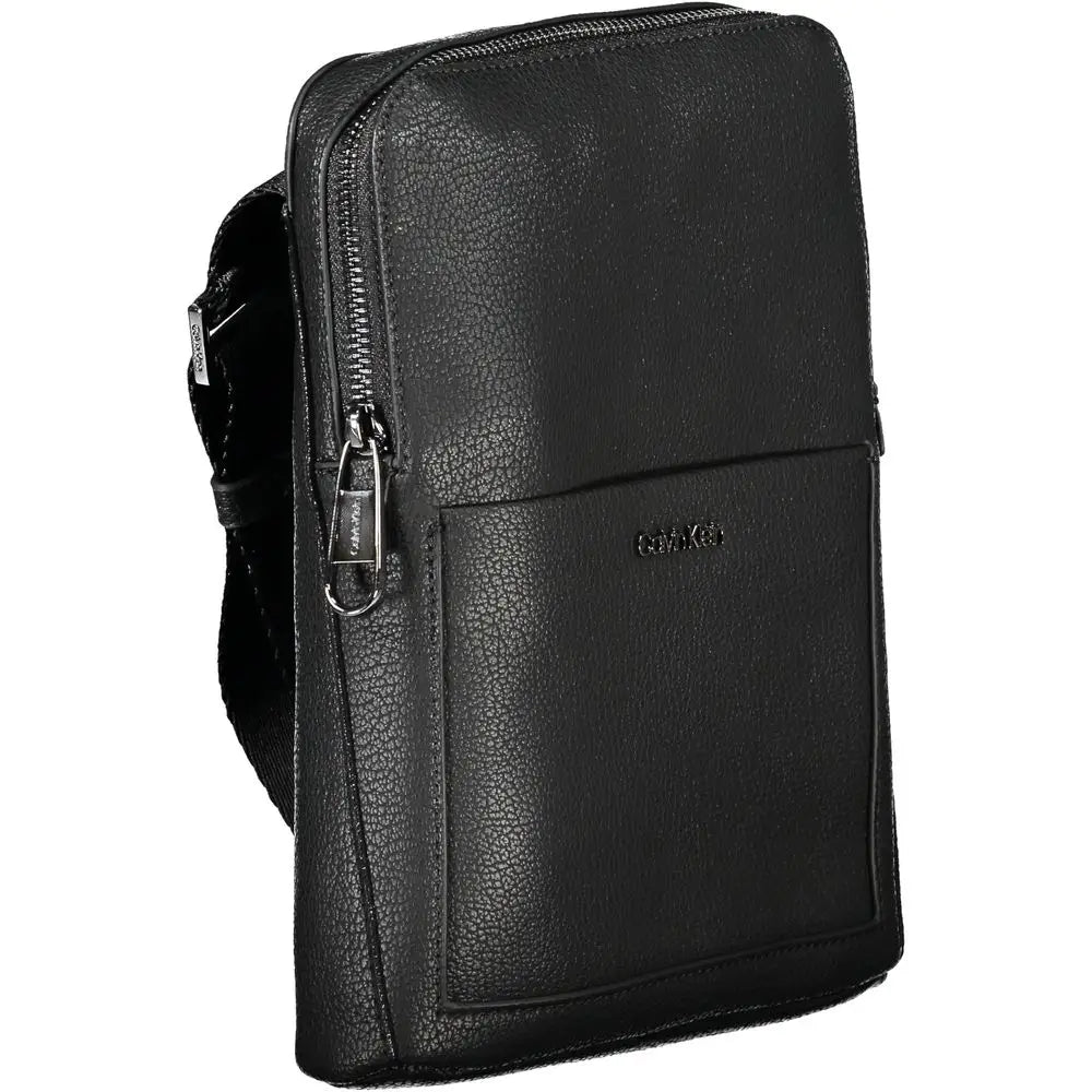 Calvin Klein Black Polyester Shoulder Bag - Skuldertasker