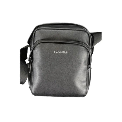 Calvin Klein Black Polyester Shoulder Bag - Skuldertasker