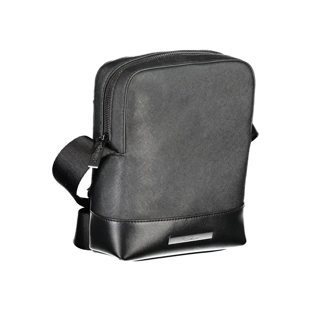 Calvin Klein Black Polyester Shoulder Bag - Skuldertasker