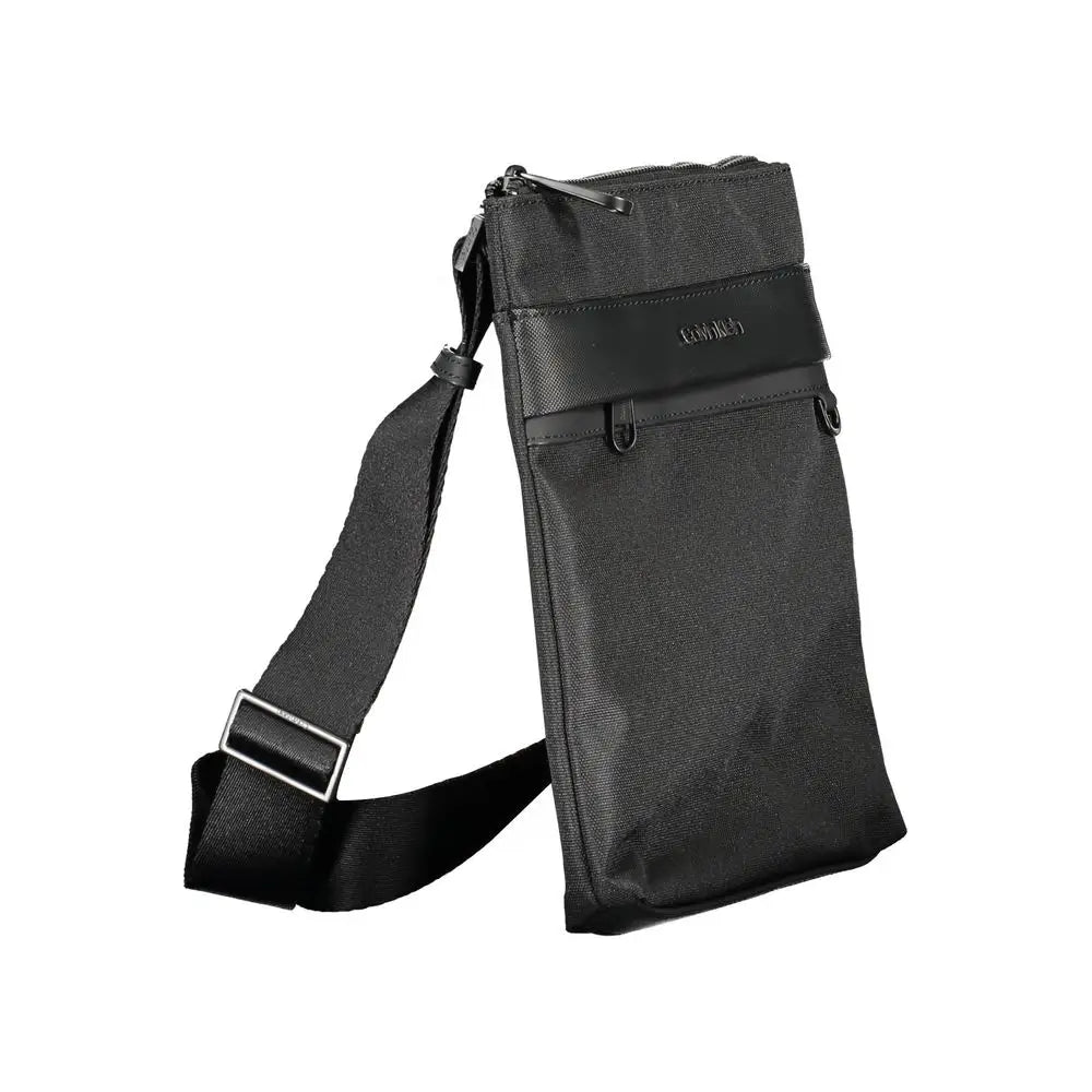 Calvin Klein Black Polyester Shoulder Bag - Skuldertasker