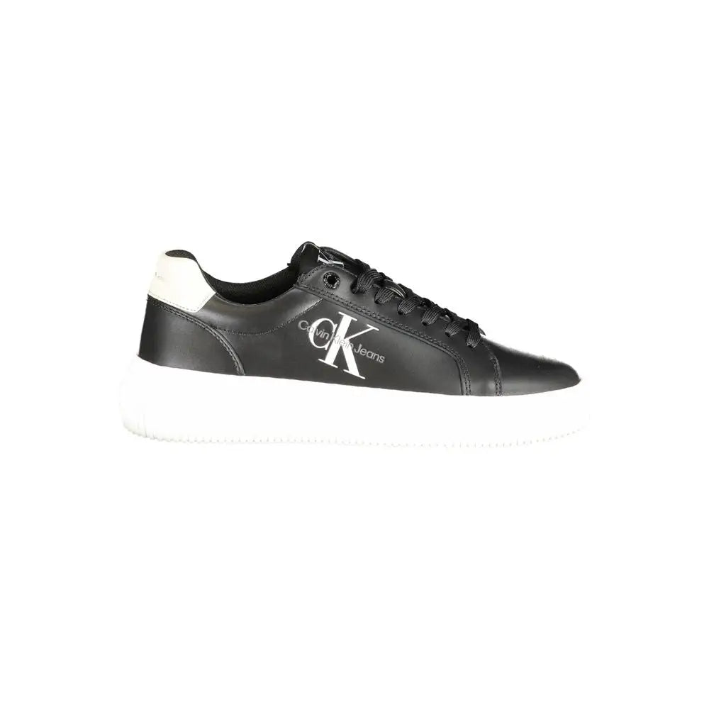 Calvin Klein Black Polyester Sneakers - 40 - Sneakers