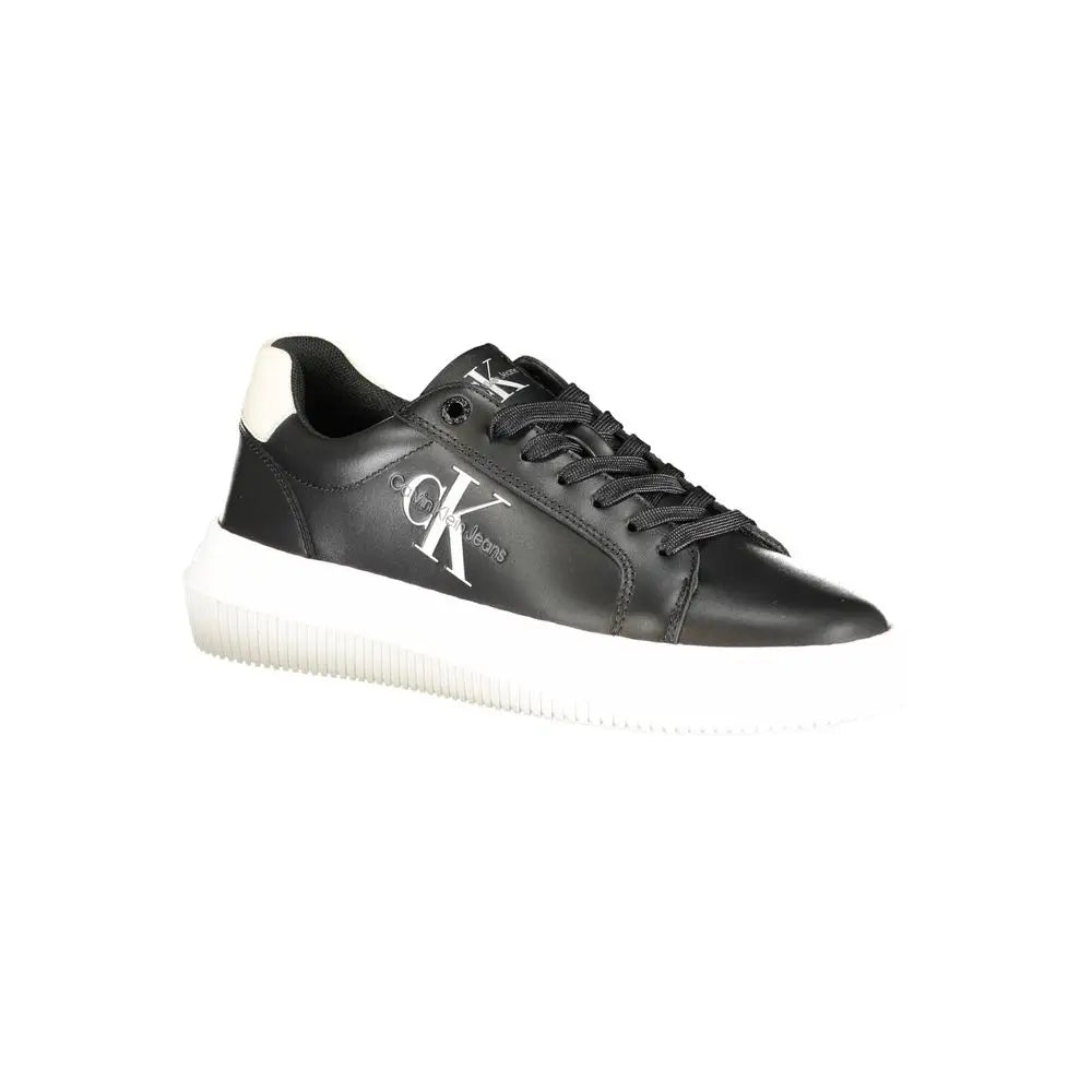 Calvin Klein Black Polyester Sneakers - 40 - Sneakers