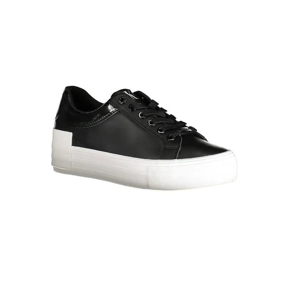 Calvin Klein Black Polyester Sneakers - Sneakers