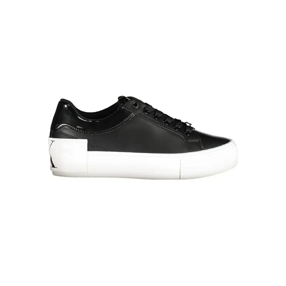 Calvin Klein Black Polyester Sneakers - Sneakers