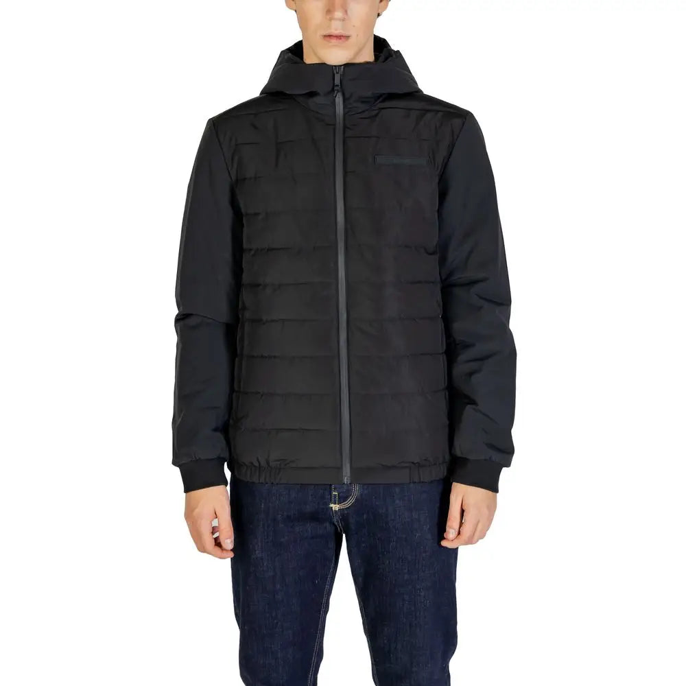 Calvin Klein Black Recycled Polyester Jacket - Jakke