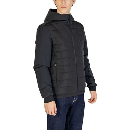 Calvin Klein Black Recycled Polyester Jacket - Jakke