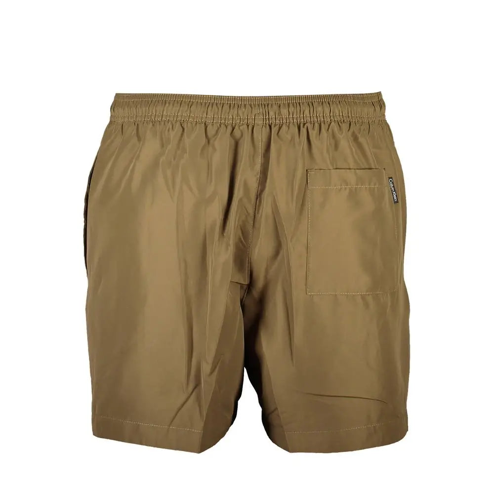 Calvin Klein Brown Polyester Swimwear - XL