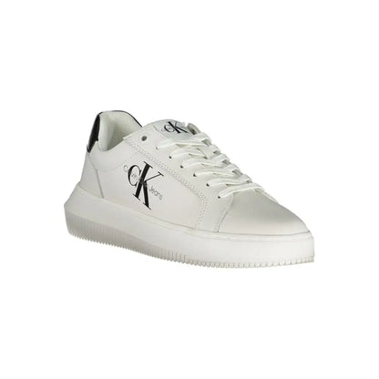 Calvin Klein Eco-Chic White Sneakers with Contrast Details - Sneakers
