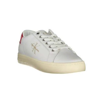Calvin Klein Eco-Conscious White Lace-up Sneakers - Sneakers