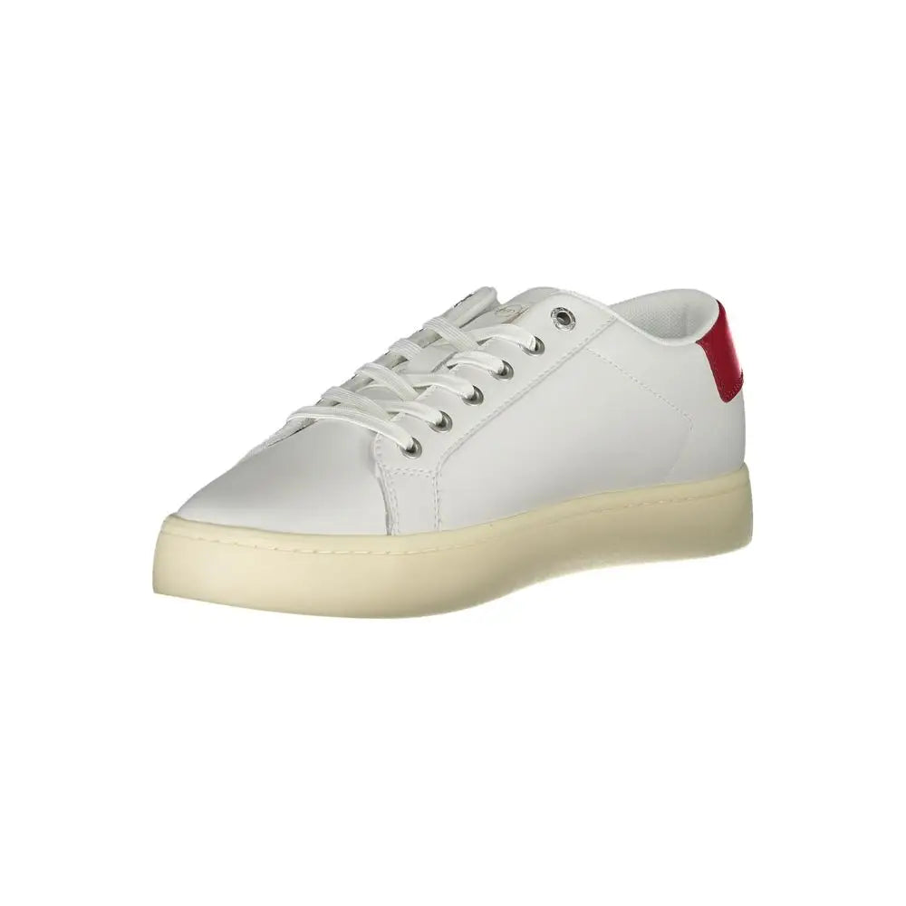 Calvin Klein Eco-Conscious White Lace-up Sneakers - Sneakers