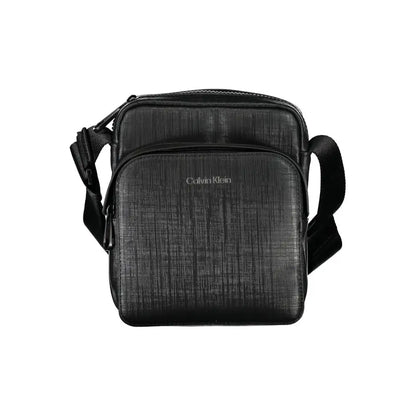 Calvin Klein Elegant Black Shoulder Bag with Contrasting Details - Skuldertasker