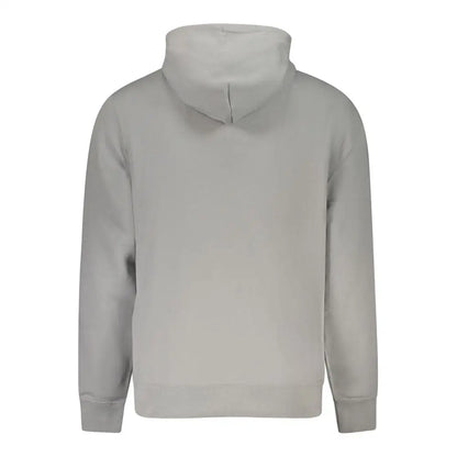 Calvin Klein grå recycled polyester herresweater i minimalistisk design