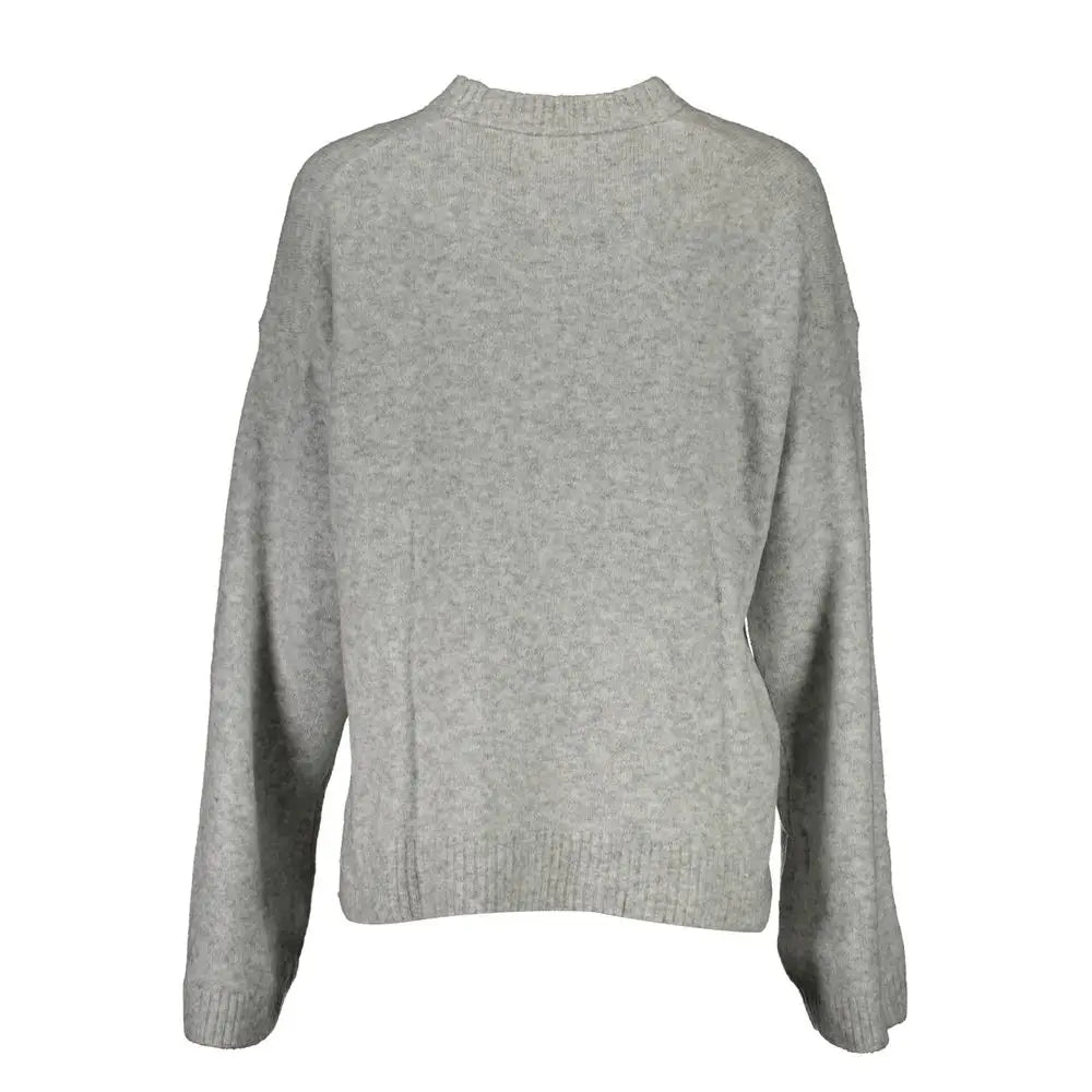 Calvin Klein Gray Wool Sweater - XL - Sweaters