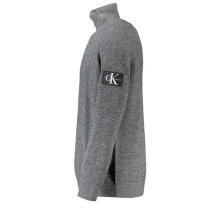 Calvin Klein Gray Wool Sweater - XXL - Sweaters