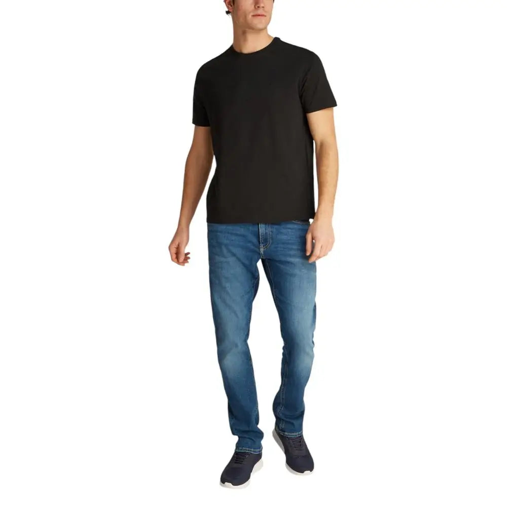 Calvin Klein Jeans Black Cotton Clothing - T-shirts