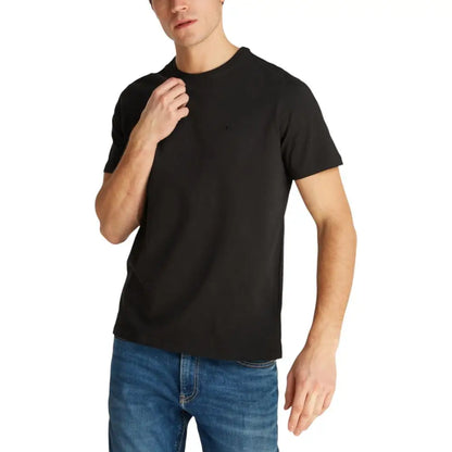 Calvin Klein Jeans Black Cotton Clothing - T-shirts