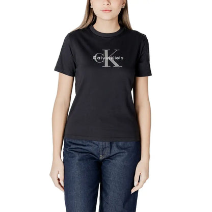 Calvin Klein Jeans Black Cotton T-Shirt