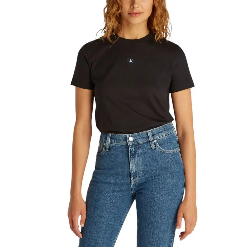Calvin Klein Jeans Black Recycled Cotton T-Shirt
