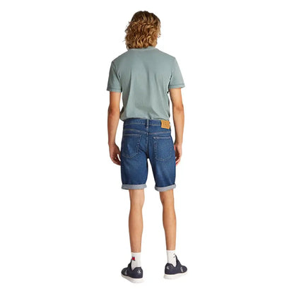 Calvin Klein Jeans Blue Cotton Bermuda