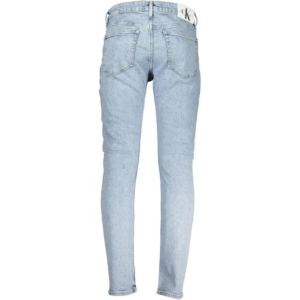 Calvin Klein Light Blue Cotton Men Jeans - Jeans